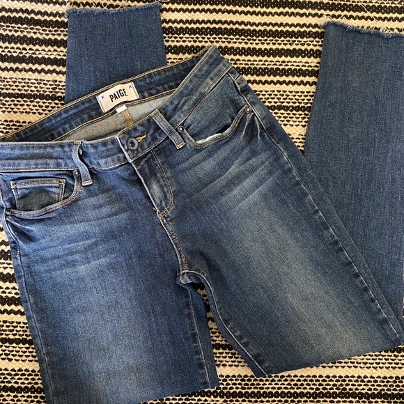 PAIGE VERDUGO raw hem skinny jeans - Picture 1 of 7